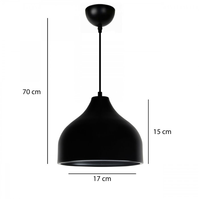 Opviq AYD-3550 Lámpara de araña de cuerpo metálico Negro Opviq AYD-3550 Lámpara de araña de cuerpo metálico Negro